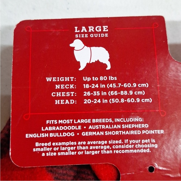 NWT Dog/Cat Buffalo Check Pajamas, Large and XLarge - Picture 9 of 10